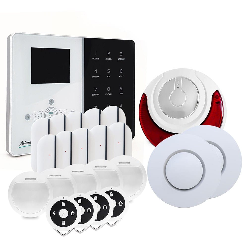 Alarme maison sans fil IP IPEOS KIT 8 | Leroy Merlin