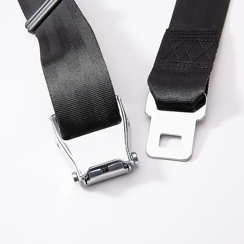 Aircraft Aviation Ceinture de sécurité réglable à deux points Câble de sécurité Ceinture de sécurité de voiture à deux points - 3