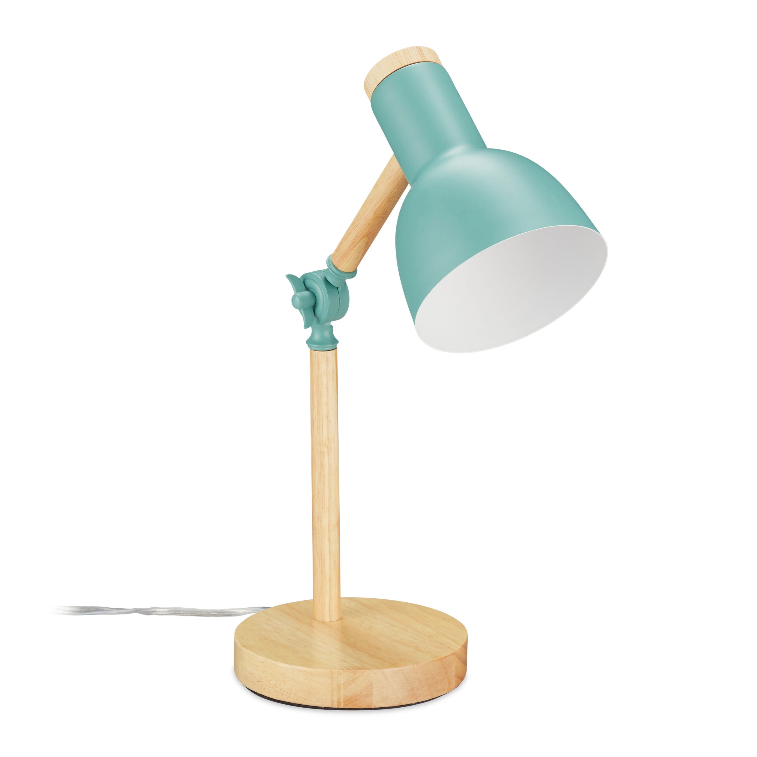 Lampada da Scrivania, Luce Regolabile da Tavolo, in Legno e Metallo Attacco E14, HxD: 45,5 x 14,5 cm, Giallo, Relaxdays | Leroy Merlin Lampada da Scrivania, Luce Regolabile da Tavolo, in Legno e Metallo Attacco E14, HxD: 45,5 x 14,5 cm, Giallo, Relaxdays | Leroy Merlin