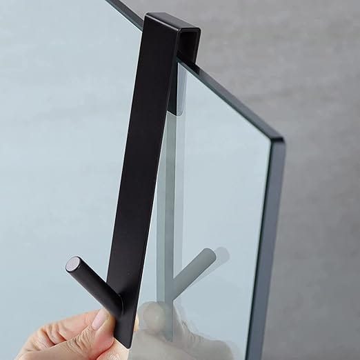 ecooe Gancio Accappatoio Doccia Gancio per Doccia Set di 2 Ganci per Doccia per Doccia in Vetro con Coperchio in Silicone Porta Asciugamani e Supporto per estrattore Doccia ecooe Gancio Accappatoio Doccia Gancio per Doccia Set di 2 Ganci per Doccia per Doccia in Vetro con Coperchio in Silicone Porta Asciugamani e Supporto per estrattore Doccia