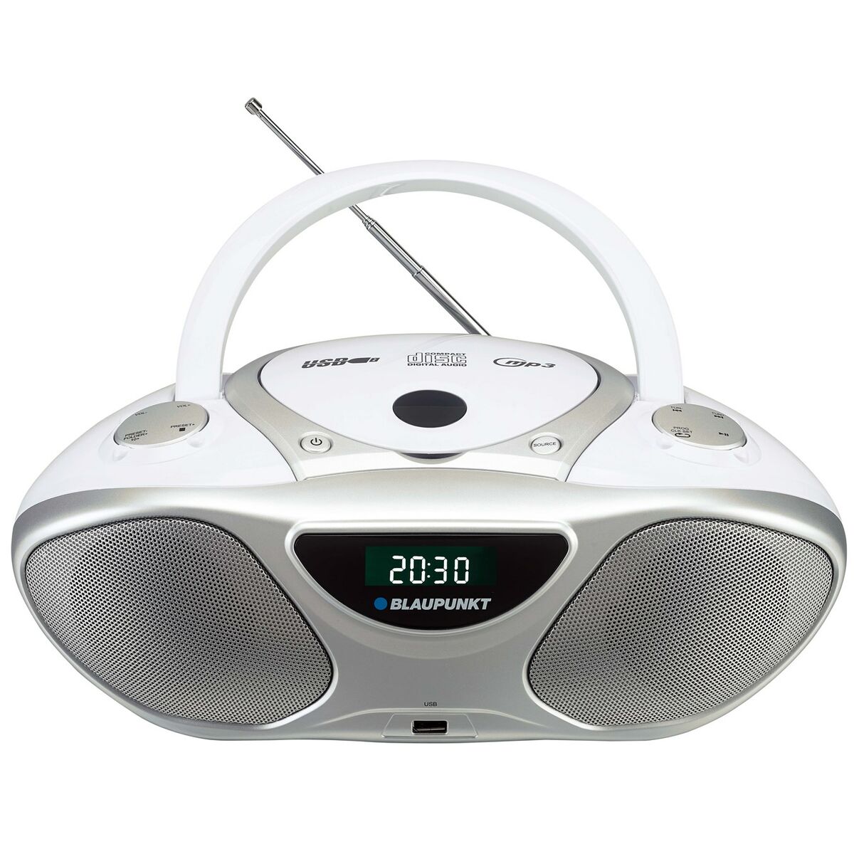 Boombox Blaupunkt FM/CD/mp3/AUX BB14WH