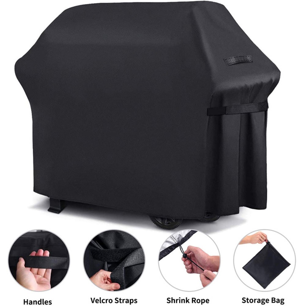 Pokrowiec na grill gazowy, pokrowiec na grill, pokrowiec na grill z tkaniny 210d oxford, wodoodporny pokrowiec na grill zewnętrzny 150x100x125 cm