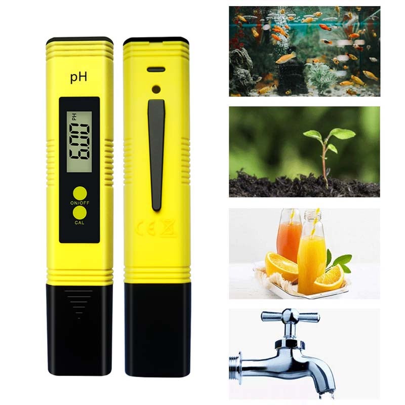 2 sztuki Cyfrowy tester pH do wody pitnej o dokładności 0,1, ekran LCD, automatyczna kalibracja, idealny do basenów, akwariów i hydroponiki