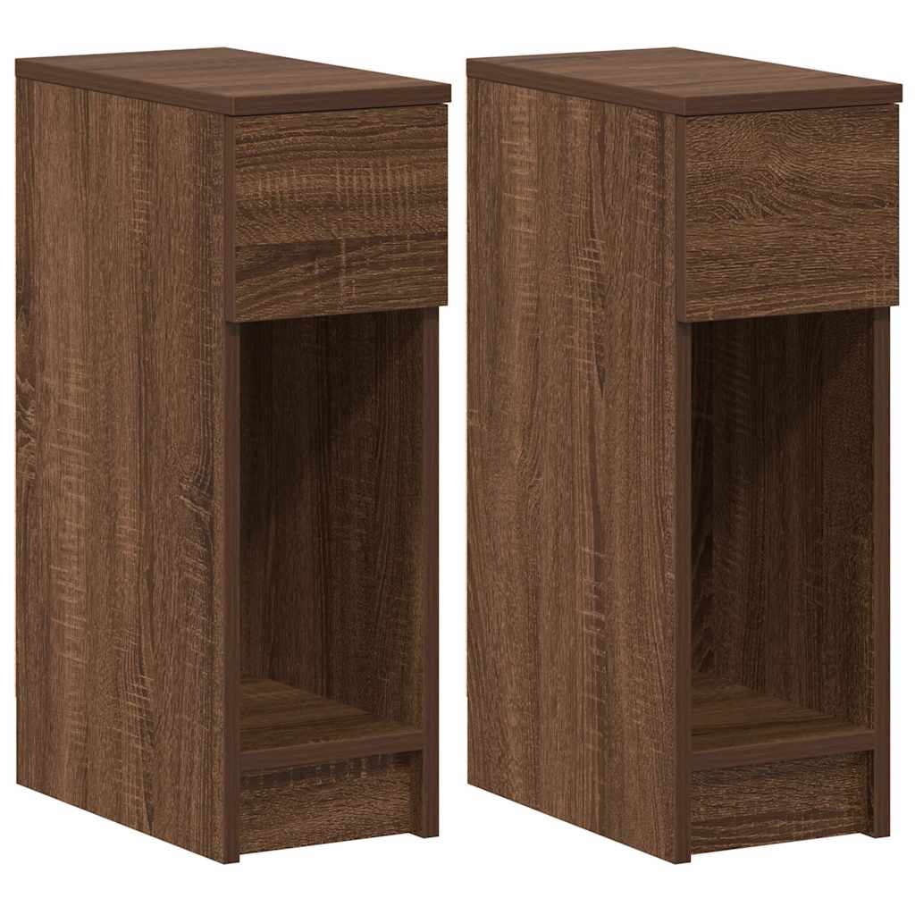 Lot De 2 Tables De Chevet,Table D'appoint, Table De Nuit Pour Salon Chambre Blanc Brillant 40x35x47 5 Cm609759 90649376