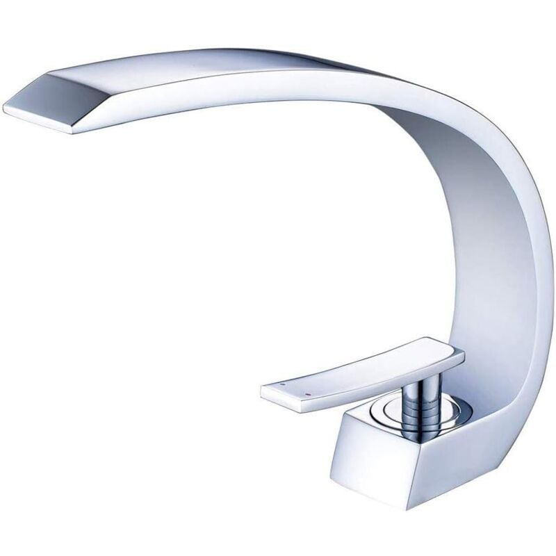 krany łazienkowe z wodospadem