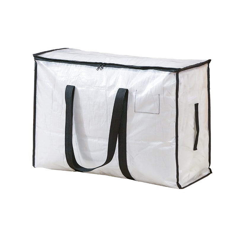 VENO Set da 4 Borsa da 100 l trasloco grandi con cerniere e manici rinforzati, resistenti scatole per trasloco, sacchi vestit per traslochi VENO Set da 4 Borsa da 100 l trasloco grandi con cerniere e manici rinforzati, resistenti scatole per trasloco, sacchi vestit per traslochi