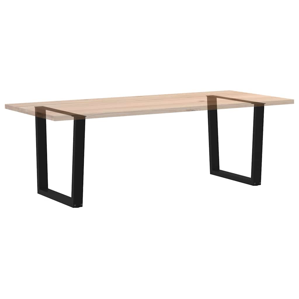 Pieds de table à manger en V 2 pièces Noir 80 x (72-73,3) cm Acier vidaXL - 8