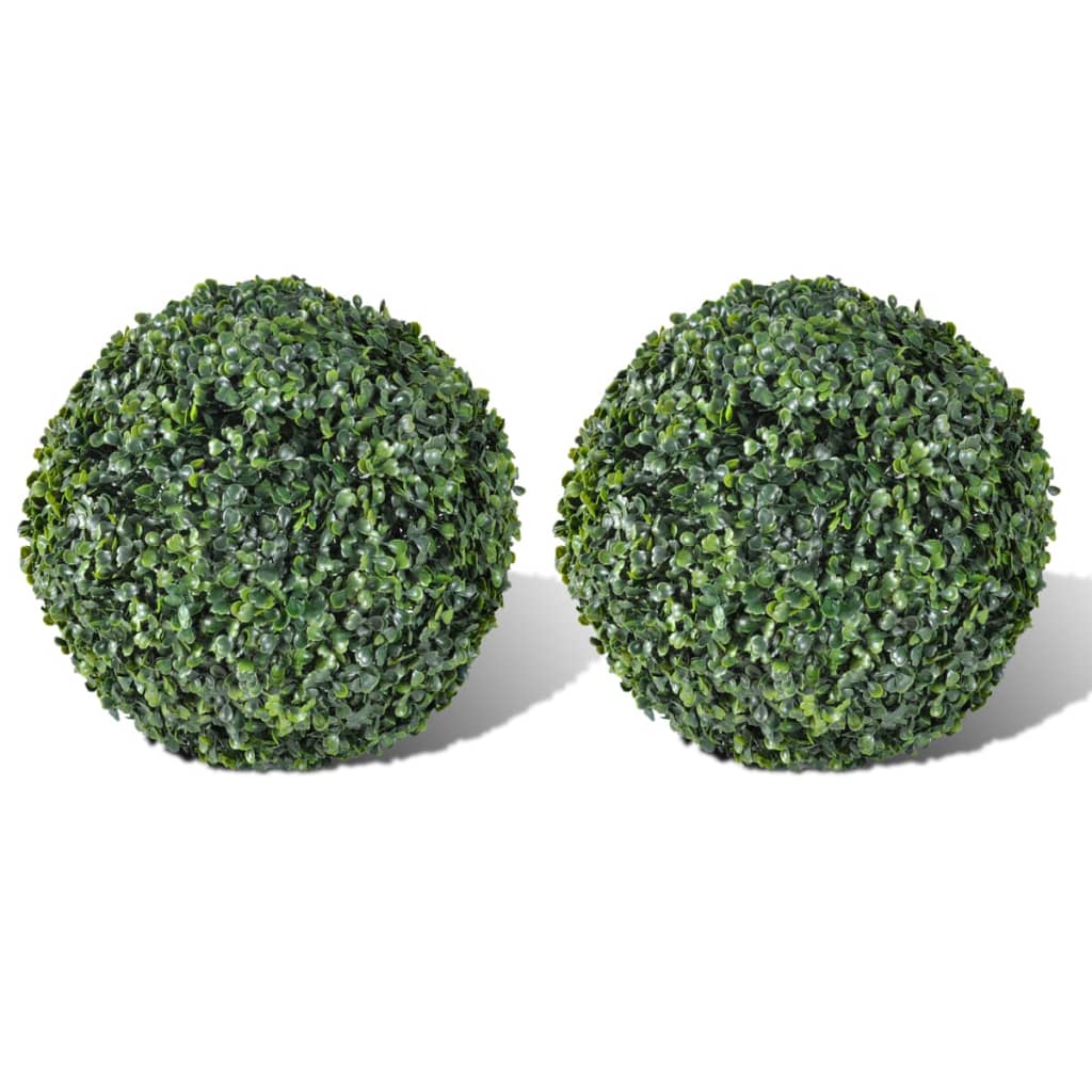 Arbusto bola de buxo artificial H27 cm 2 unidades - COMFORTXL - 2