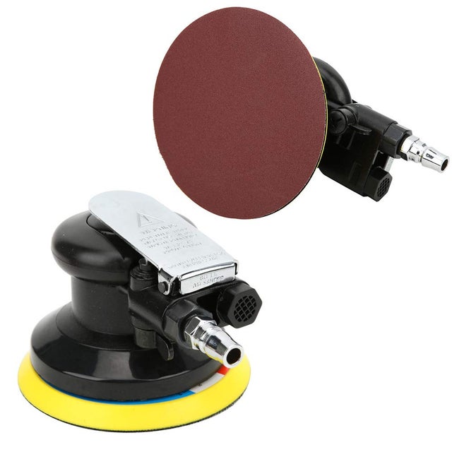 Plaquette D'interface 125 Mm (5 Pouces) – Protection Anti-flocage Noire Pour Ponceuse