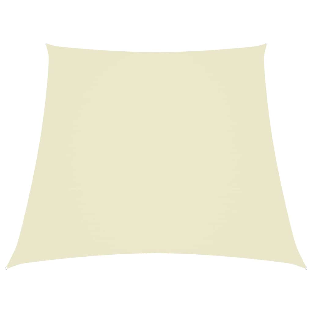 Toldo vela trapezoidal - Tejido Oxford con recubrimiento de PU - Crema ...