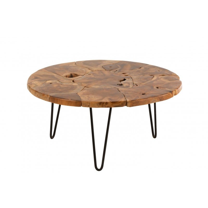 Table De Salon En Bois Marron 80x80x36 5 Cm Leroy Merlin Table de salon en bois marron 80x80x36 5 cm leroy merlin