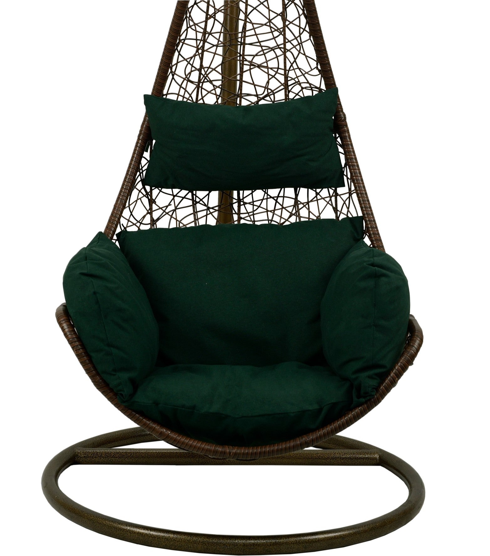 Poduszka na fotel wiszący AMPO ciemny zielony wodoodporna 1 szt.