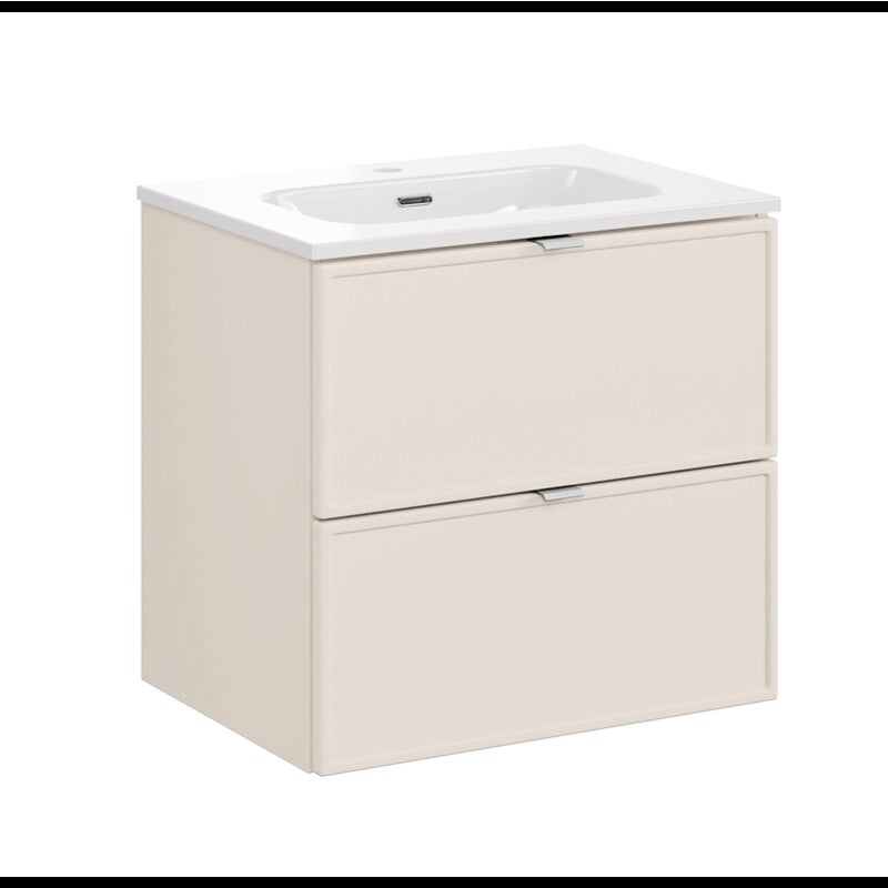 Szafka łazienkowa BELLA CASHMERE 82-60-2S 60cm kaszmirowa z umywalką