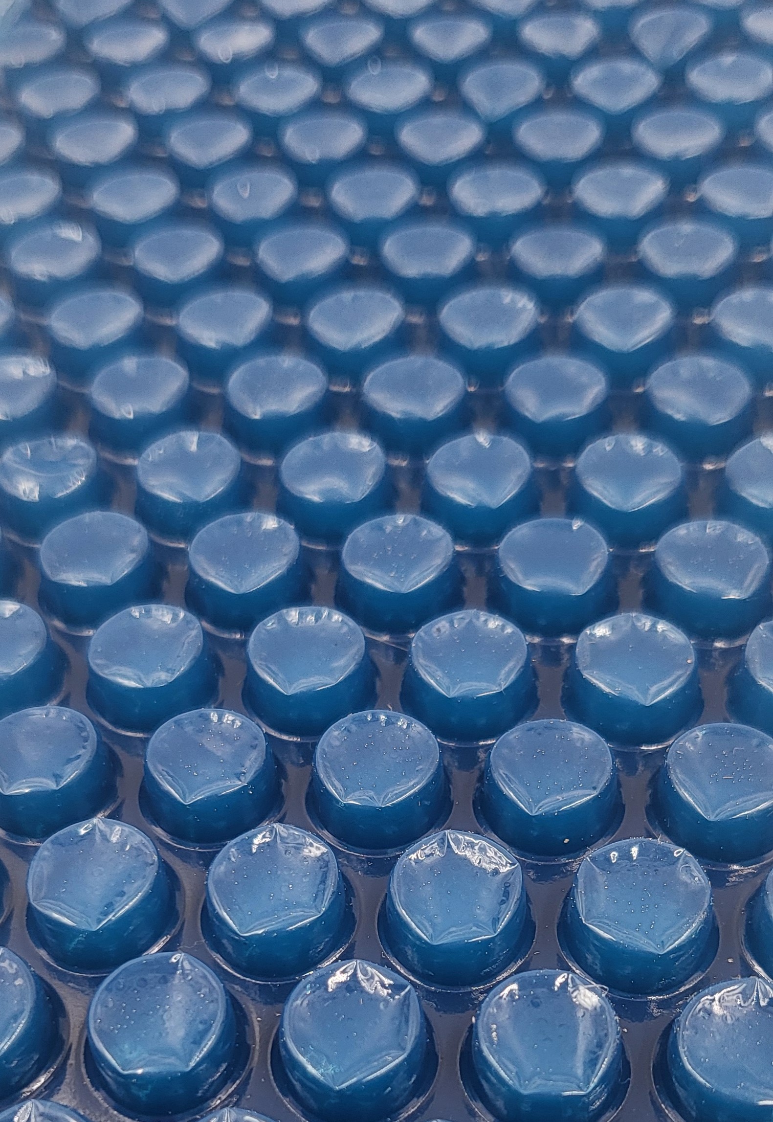 Bâche à Bulles Piscine Eco-Responsable Ronde 450 cm - Compatible Piscine Intex Diamètre 457 cm - ECOFILM Bleu Nuit 180 microns - Fabrication Française - 4