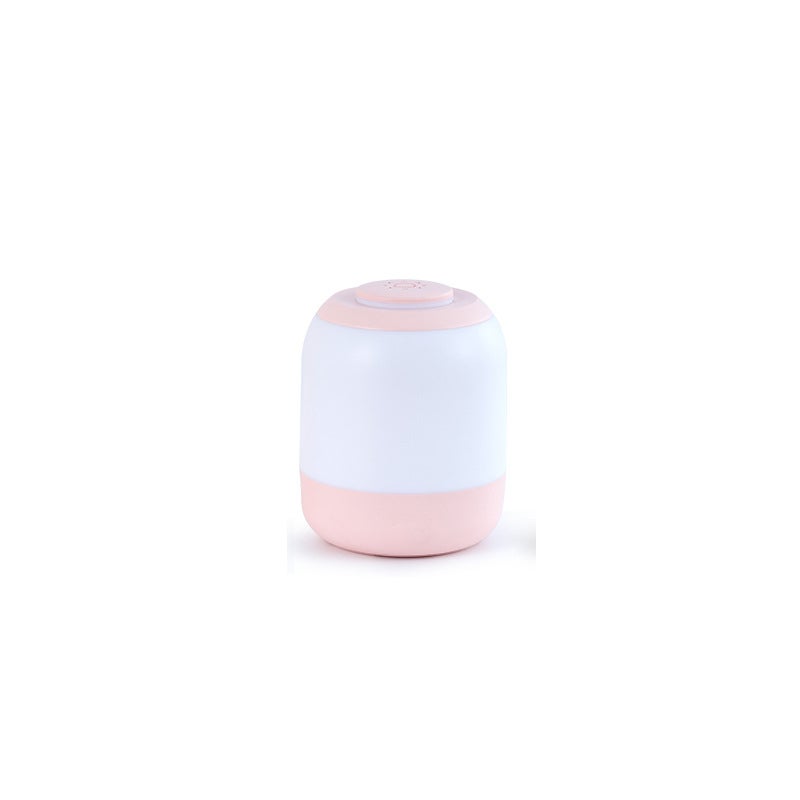 Dotykowa lampka nocna LED, łagodne światło do sypialni, lampka nocna ładowana przez USB (róż Sakura)