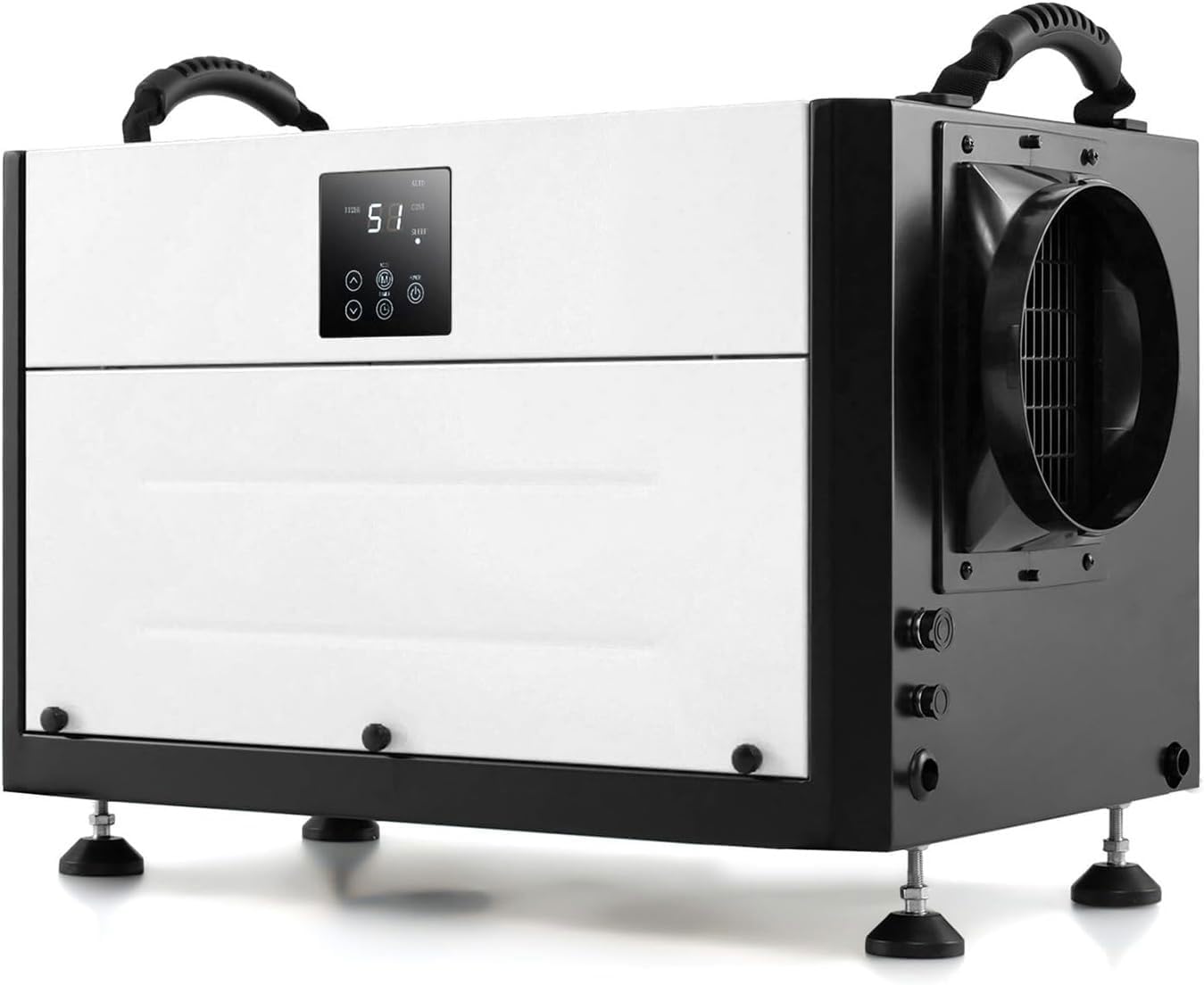 Osuszacz Powietrza 73,5 l/dobę, Przepływ Powietrza 403 m³/h, Osuszacz Powietrza 20–90% Wilgotności, 2 Tryby, Zasięg 100 m² (73,5 l/dobę, Biały)