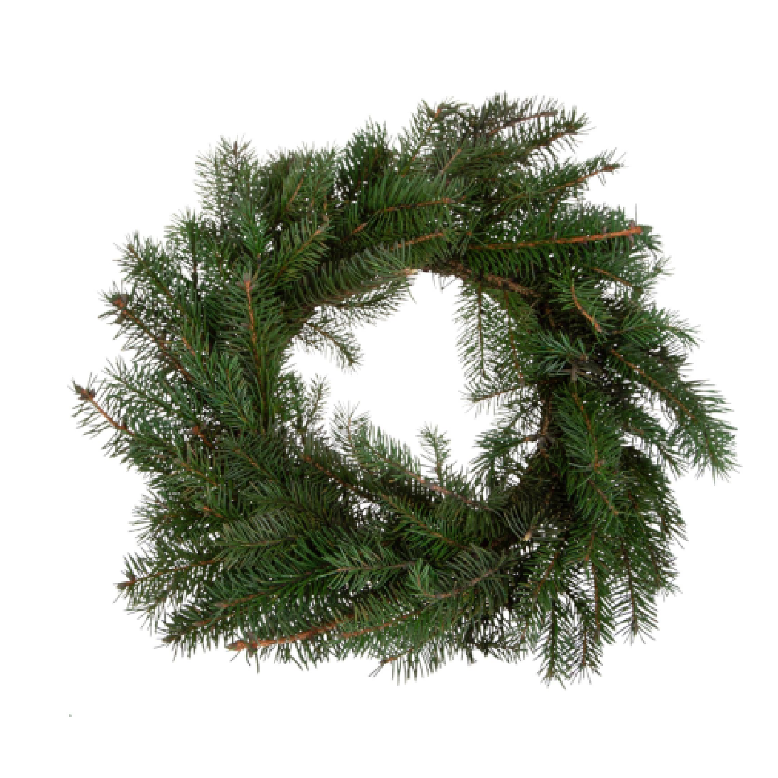 Couronne sapin naturel (diam 25 cm) main image 0