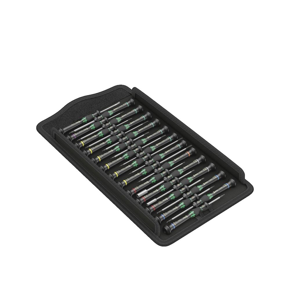 Zestaw śrubokrętów Wera Kraftform Micro Big Pack 1 25 sztuk ergonomiczny czarno-zielony