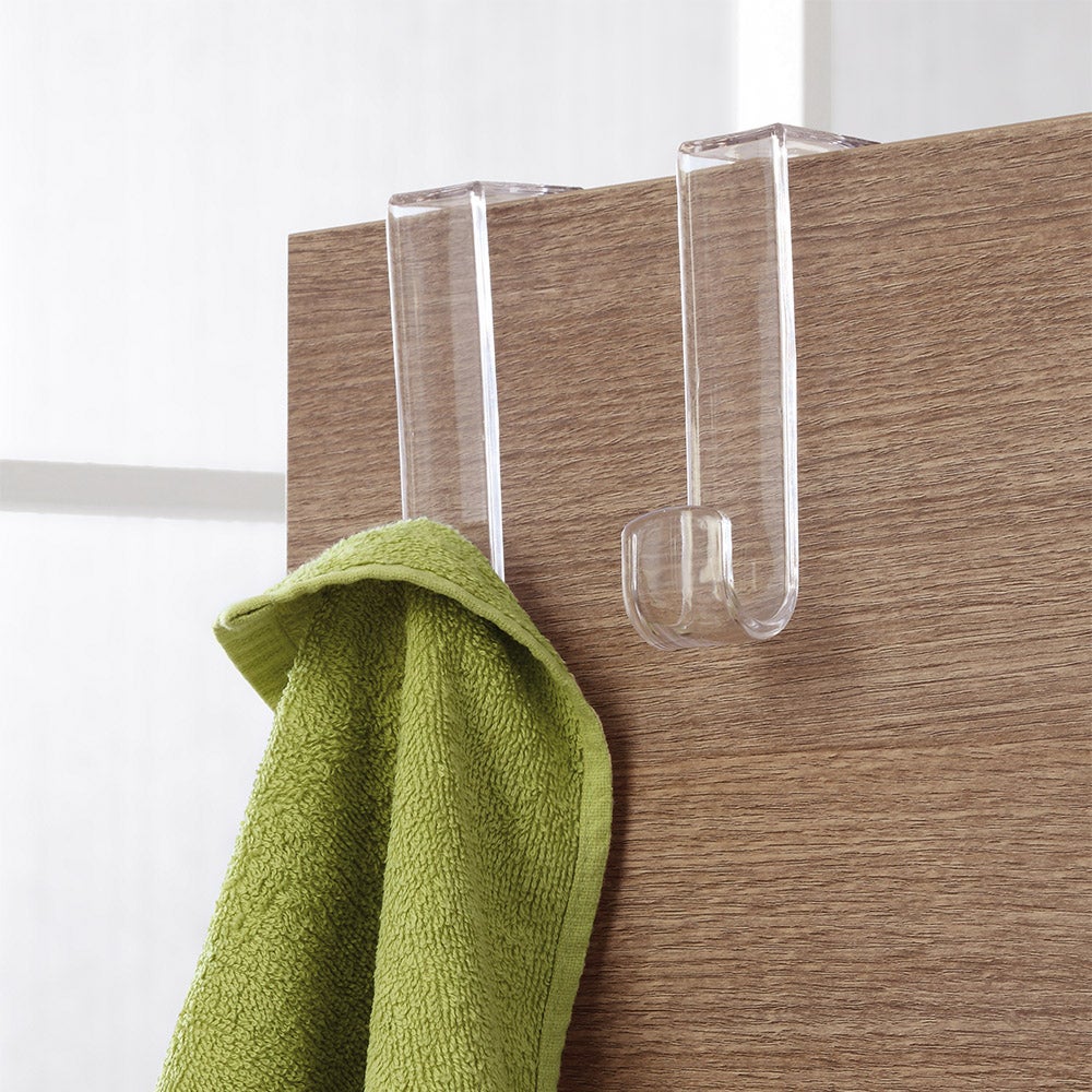 Set appendini in plastica trasparente multiuso con libera installazione - 3