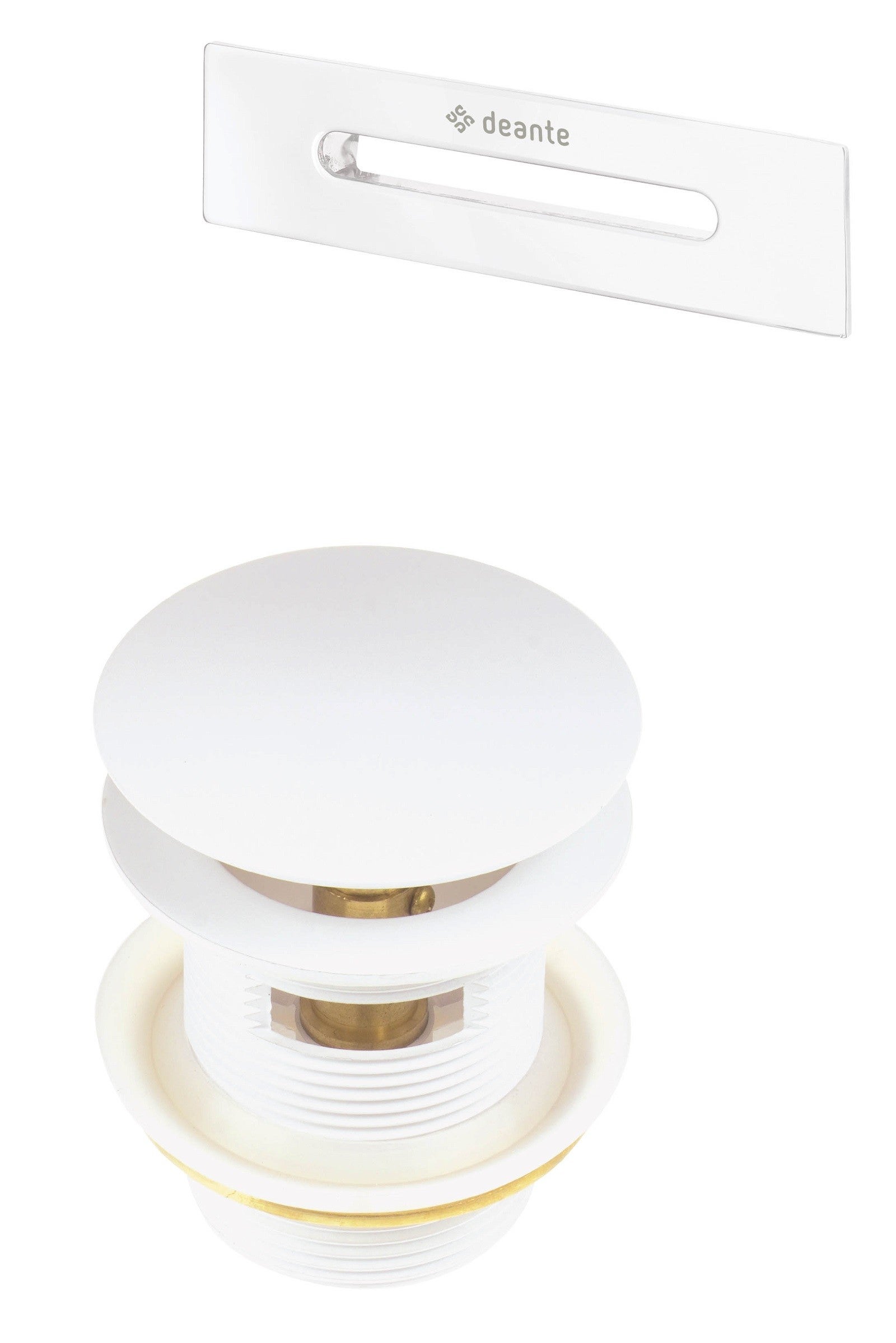 Deante  Juego De Accesorios Para Bañera En Mate. Kyy_a10b, Mate Blanco , Leroy Merlin