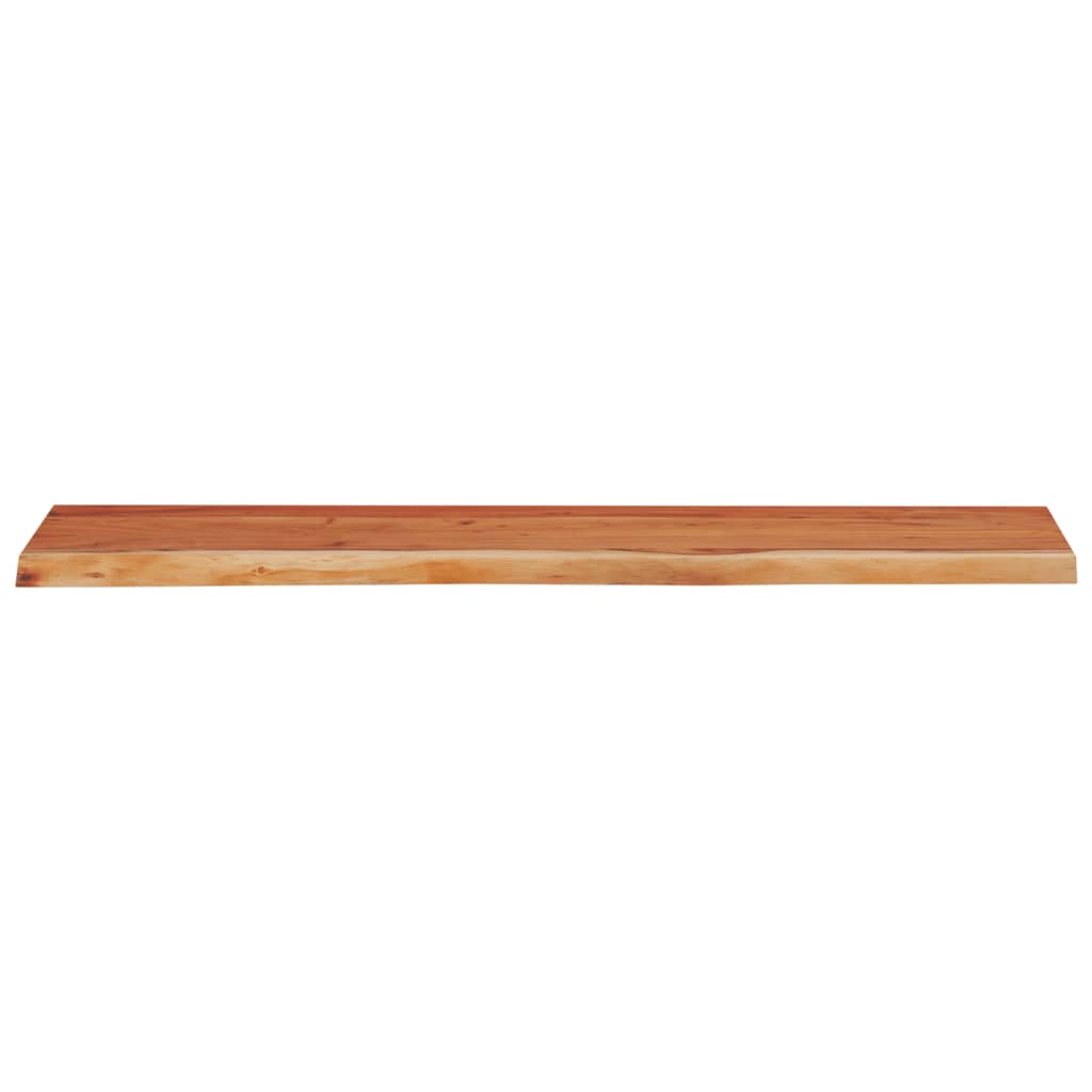 Étagère murale | Étagère flottante | Étagère suspendue rectangulaire massif acacia bordure assortie CFW118017 - 4