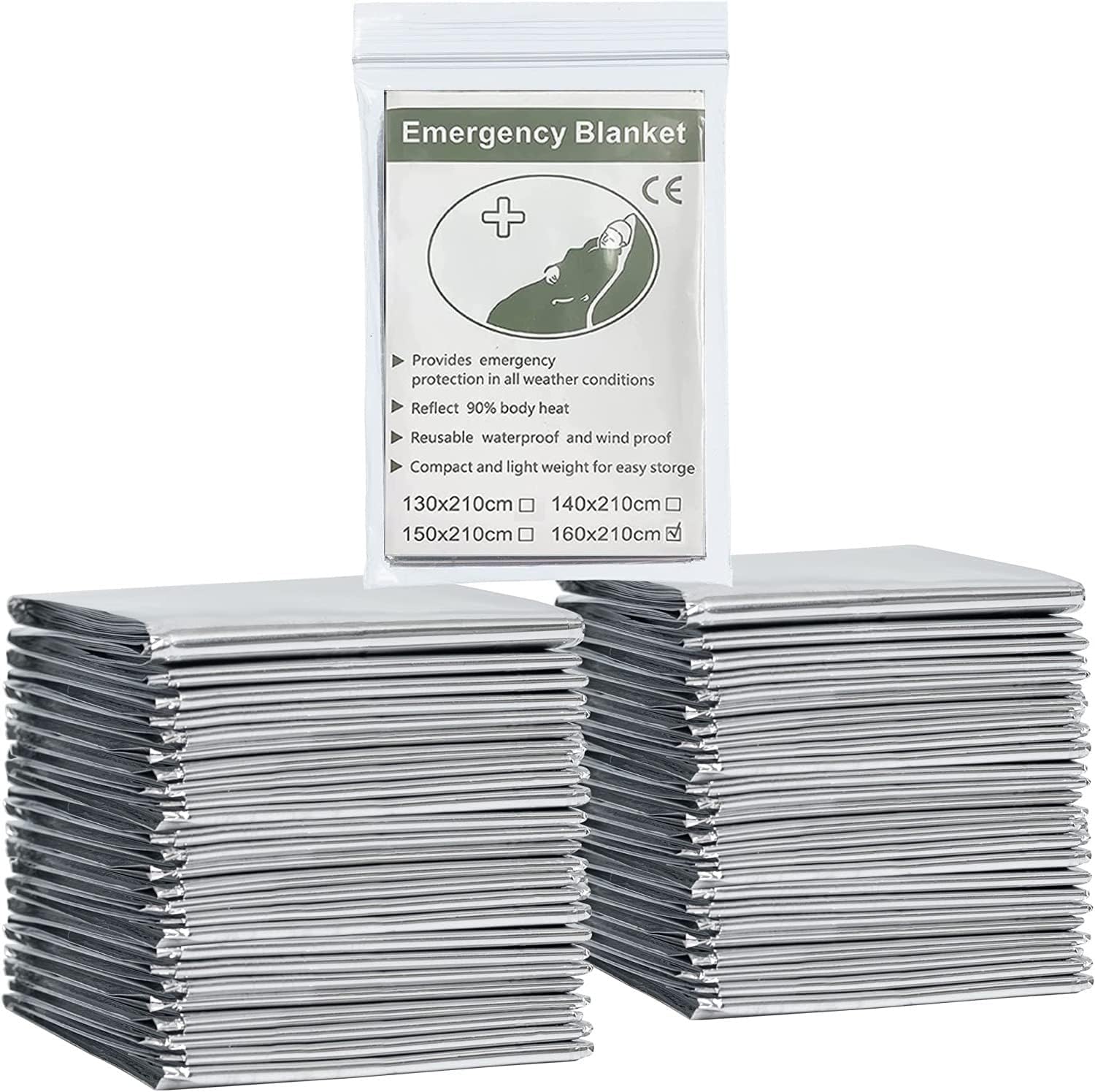 Lot De 2 Couvertures Anti-feu D'urgence 2x2m - En Fibre De Verre - Pour Cuisine, Barbecue, Cheminée, Voiture - 8