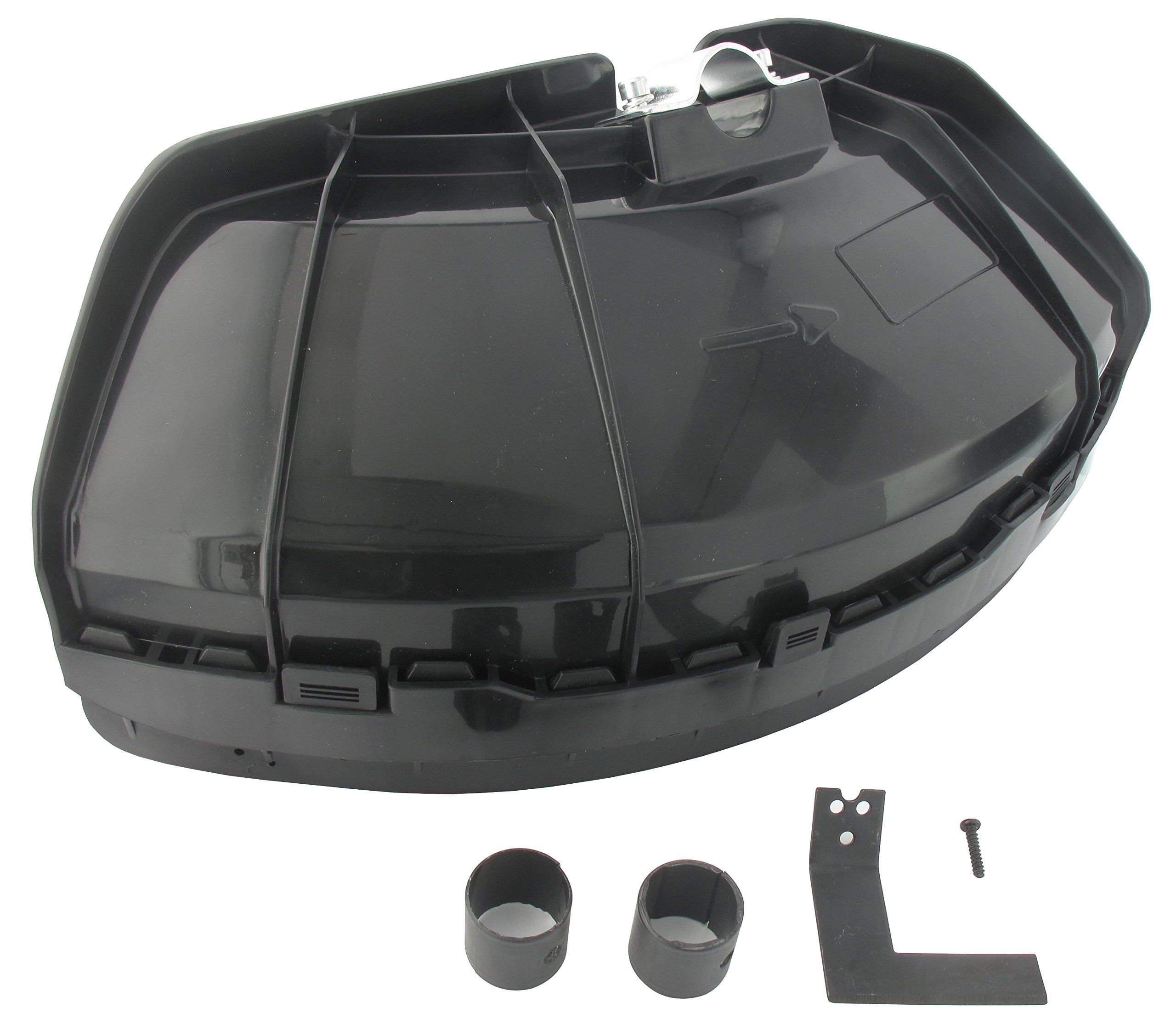 Carter Protettivo Per Decespugliatore - Universale, Per Filo Nylon, Con Lama Tagliafilo, Nero - Foto 7