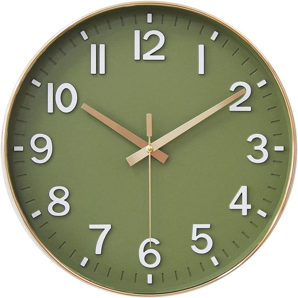 Horloge Murale Silencieuse Motif Tour Eiffel - 25 X 25 Cm - Design Rétro En PVC - Pour Salon, Cuisine, Bureau
