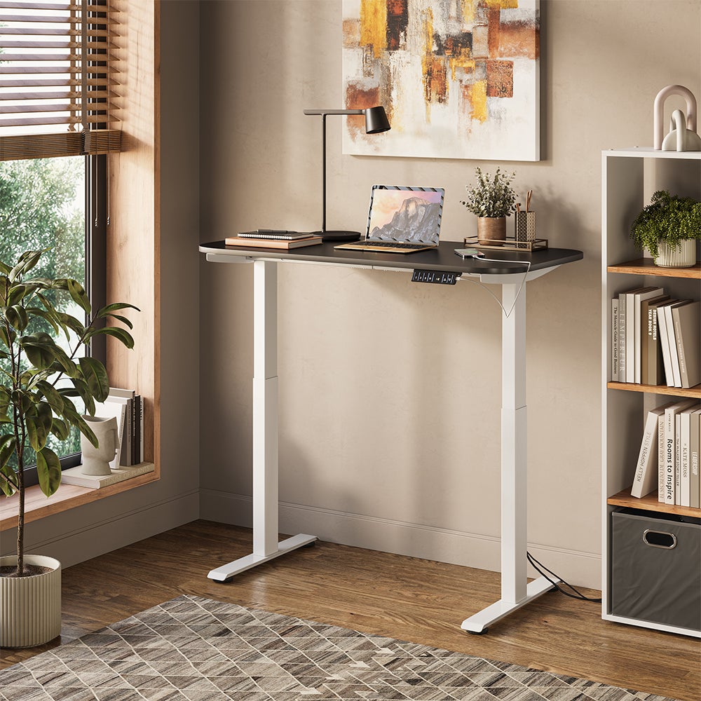 Vicco Biurko Elevate, Biały/antracyt, 120 x 60 cm 2 silniki - 7