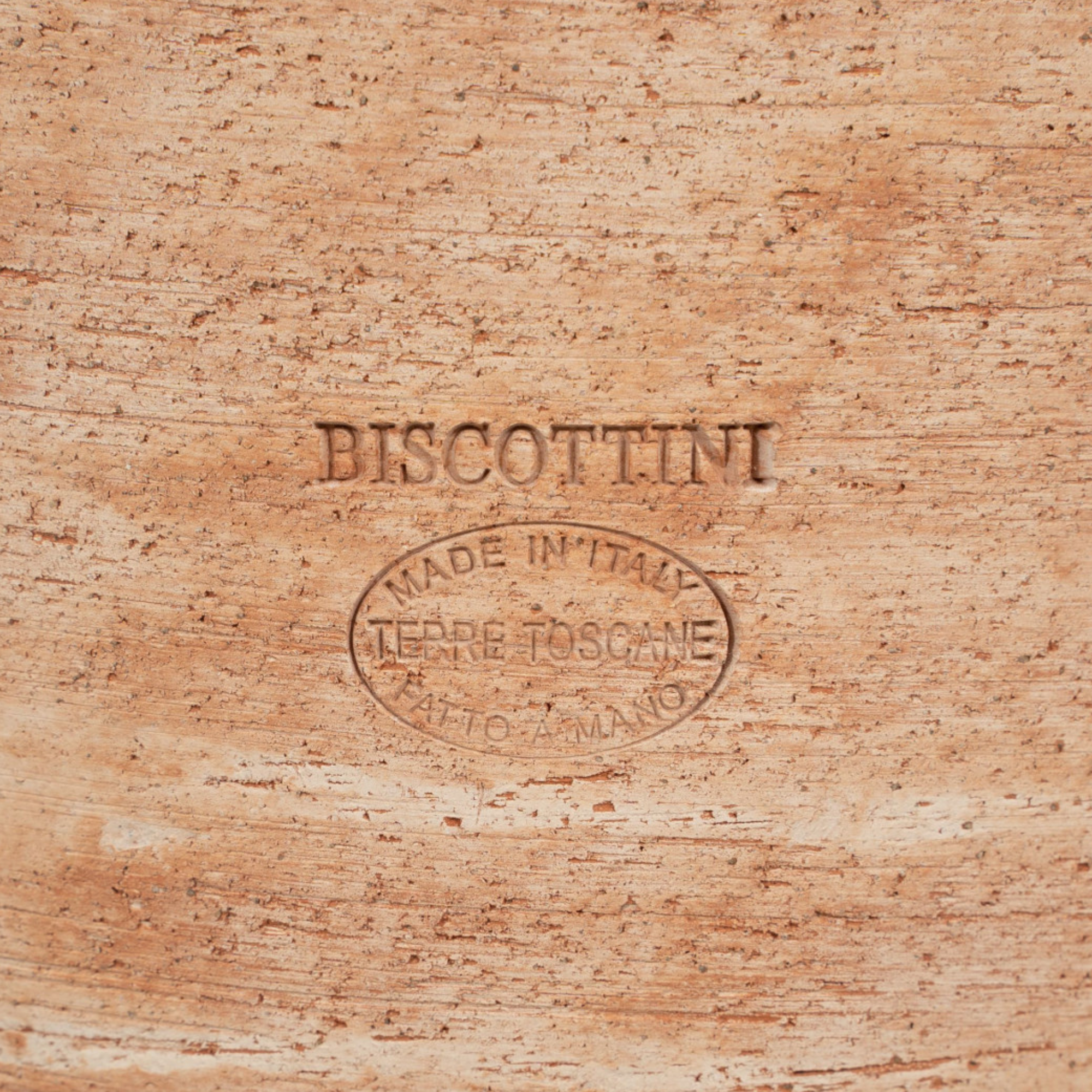 BISCOTTINI Pot en terre cuite fait main 30x25cm - Pot de jardin résistant au gel - Pot pour bonsaï d'intérieur et d'extérieur - 4