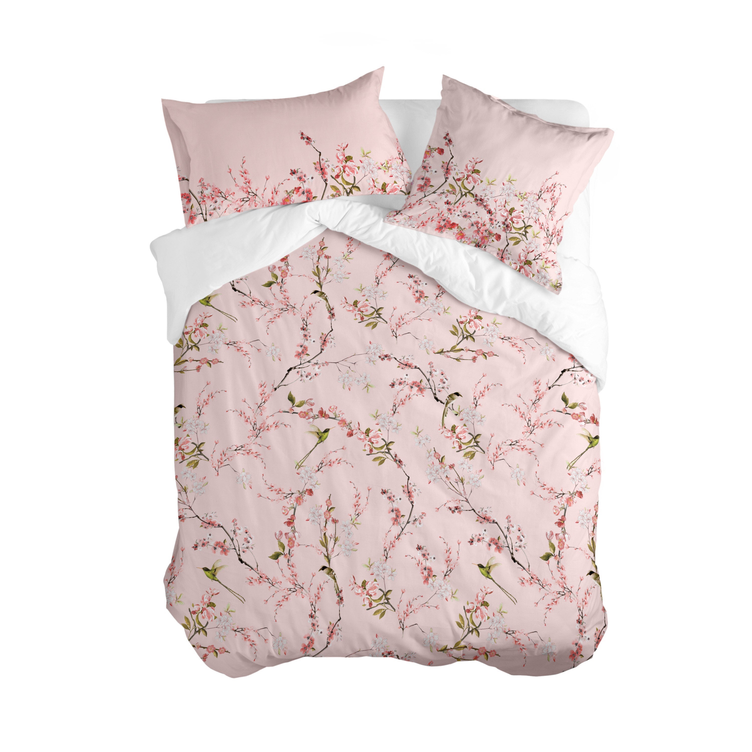 Chinoiserie rose Capa de edredon Cama 180/200 (260x240 cm) - 5