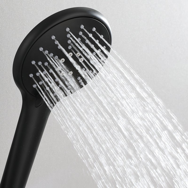 Kit de douche en acier inoxydable 304 noir, mitigeur eau chaude et froide sans plomb, robinet de douche portable pour salle de bain - 2