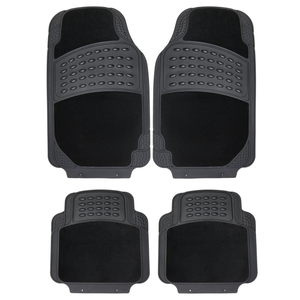 Tappetini Auto In PVC | Set 4 Pezzi | Impermeabili E Ritagliabili | Per Sabbia, Fango | Facili Da Pulire - Foto 4