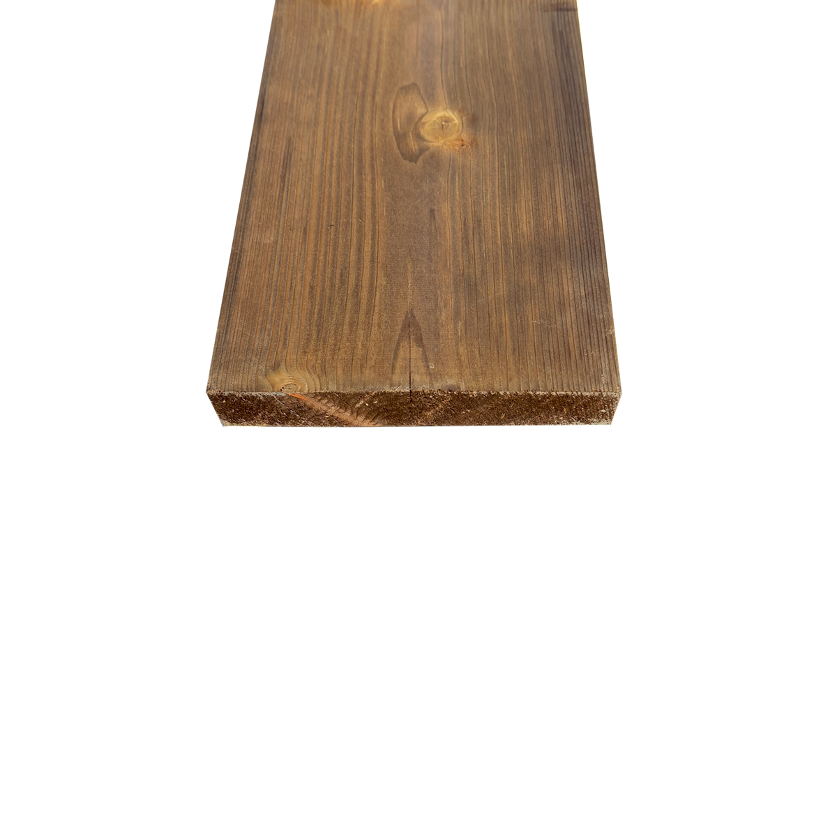 Planche Rabotée Sapin Traité marron, L.240 x l.19,4 cm x Ep.27,5 mm - 5