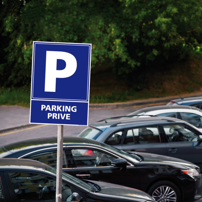 Parking Privé Schild Aluminium - 300mm Wetterfestes Parkschild