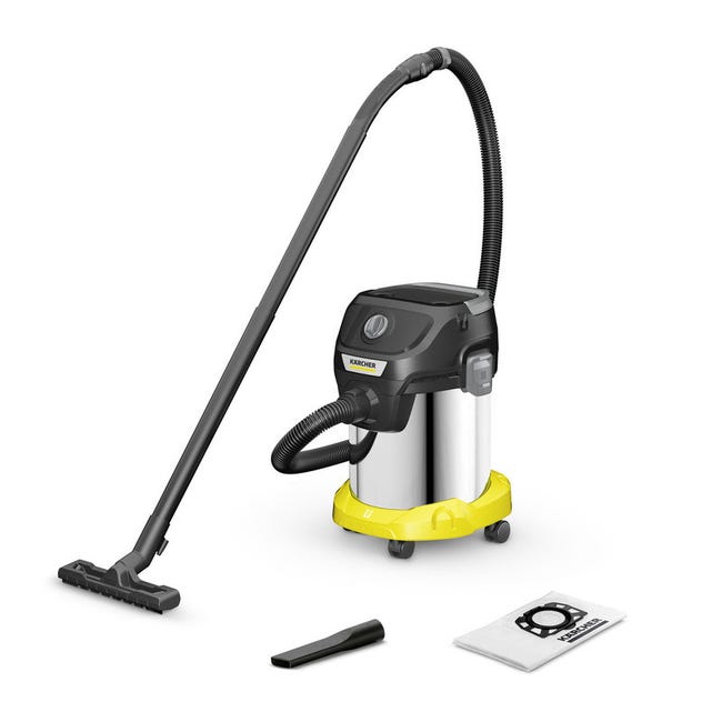 Bidone Aspira Liquidi e Solidi Karcher Wet and Dry KWD 3 S V-17/4/20/F 1000W | Leroy Merlin Bidone Aspira Liquidi e Solidi Karcher Wet and Dry KWD 3 S V-17/4/20/F 1000W | Leroy Merlin