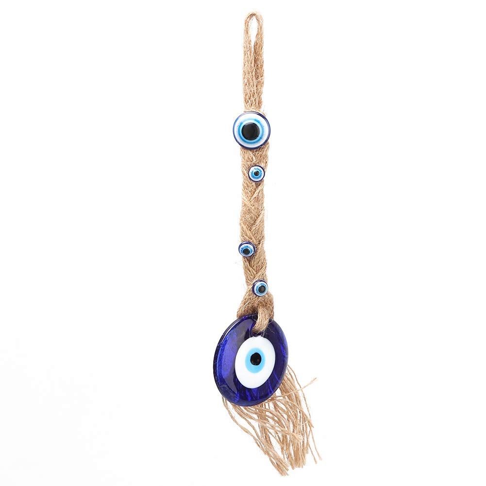 Pendentif œil Turc Bleu, Décoration Murale Ou Porte-bonheur, 20 Cm, Neuf Avec étiquettes