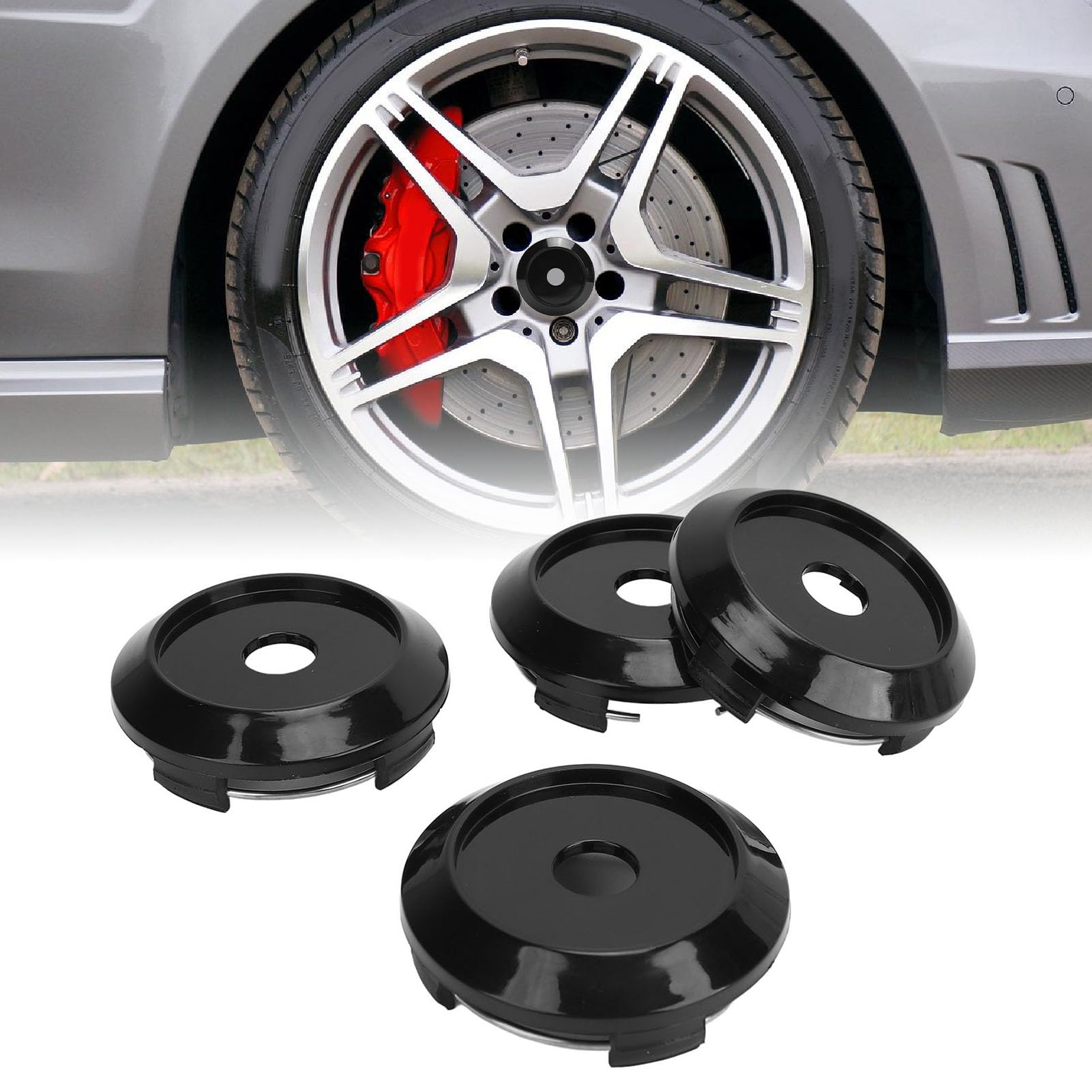 Coprimozzo Da 52 Mm Per Assi Da 750 Kg – Confezione Da 2 Pezzi, Universale