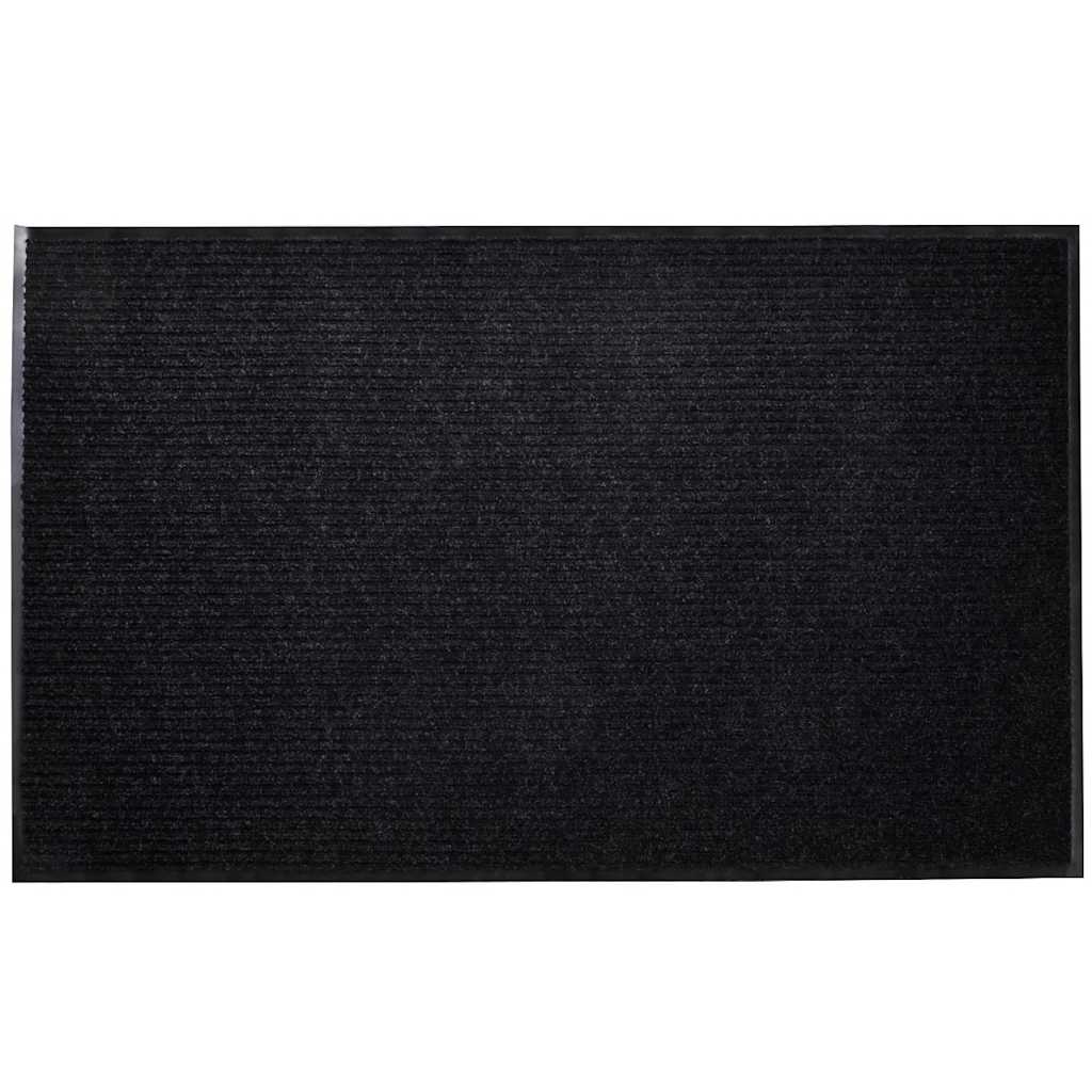 Wycieraczka, czarna, 90x60 cm, PVC vidaXL