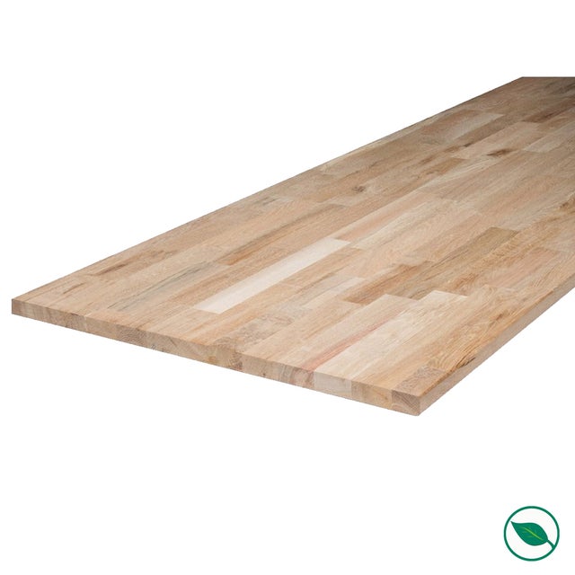 Plateau hêtre massif lamellé collé abouté 1500 x 800 x 26 mm