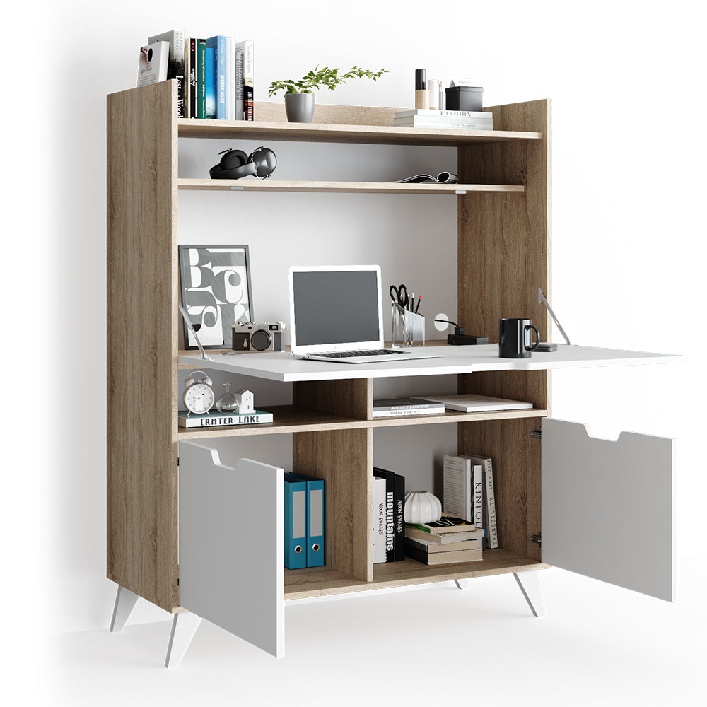 Vicco Secrétaire bureau Berdi, Sonoma, 110x45cm - 7