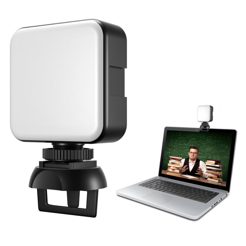 Luce Selfie Portatile 90 LED Ricaricabile USB-C – 2700K-6500K, 10 Livelli Di Luminosità, Durata Fino A 12 Ore