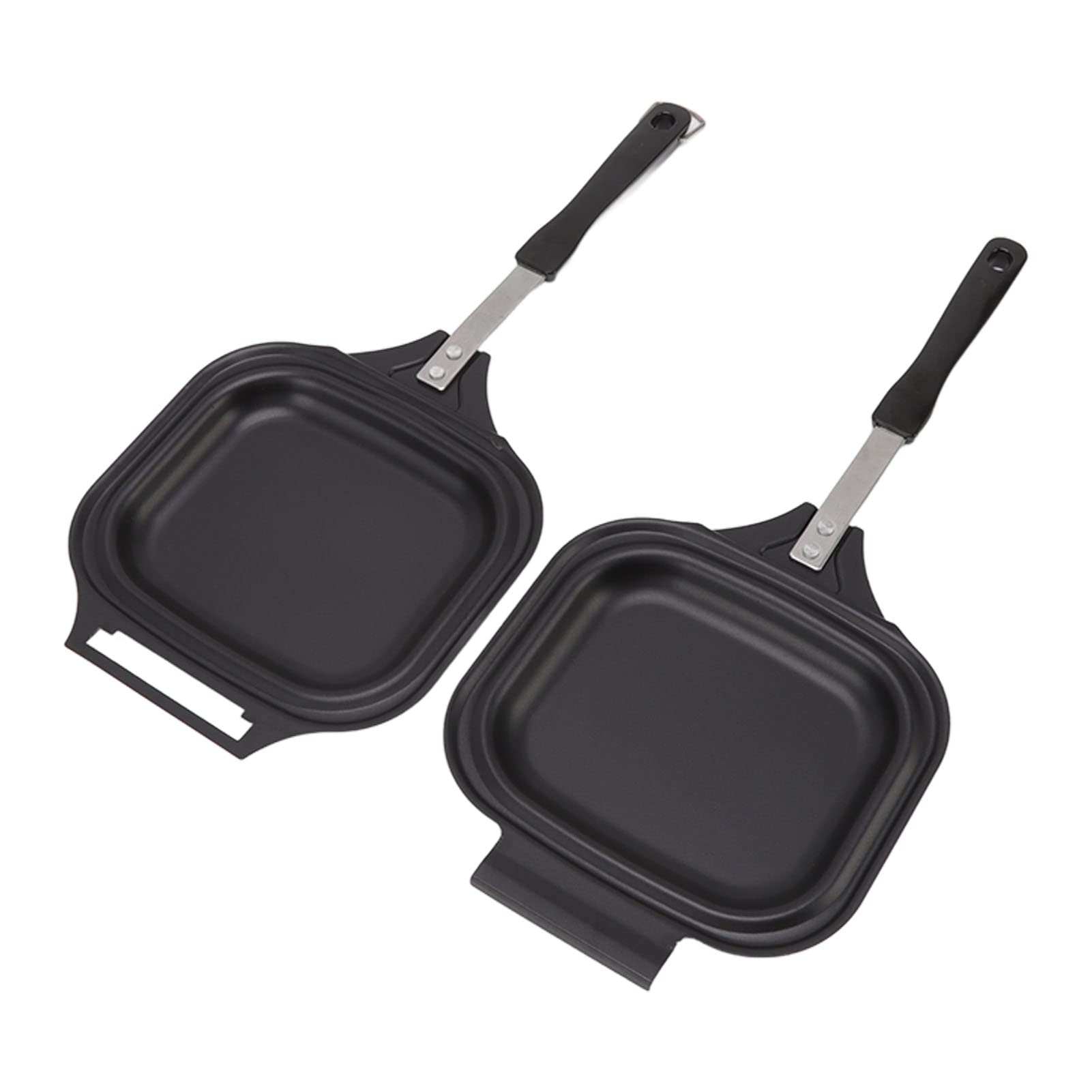 Poêle antiadhésive double face en fer pour une cuisson uniforme des — free download