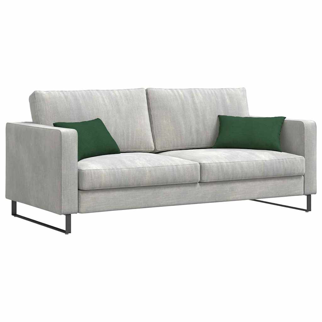 Coussins de canapé 2 pcs Vert foncé 50 x 30 cm vidaXL - 4