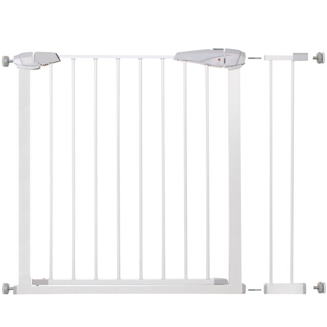 Bramka zabezpieczająca rozporowa 75-99 cm biała