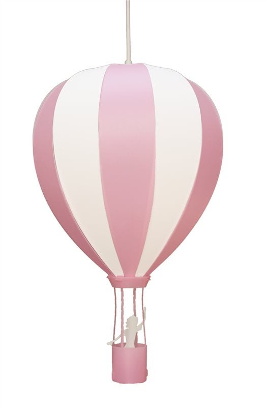 Lampe suspension enfant MONTGOLFIERE - R&M Coudert - rose - 7