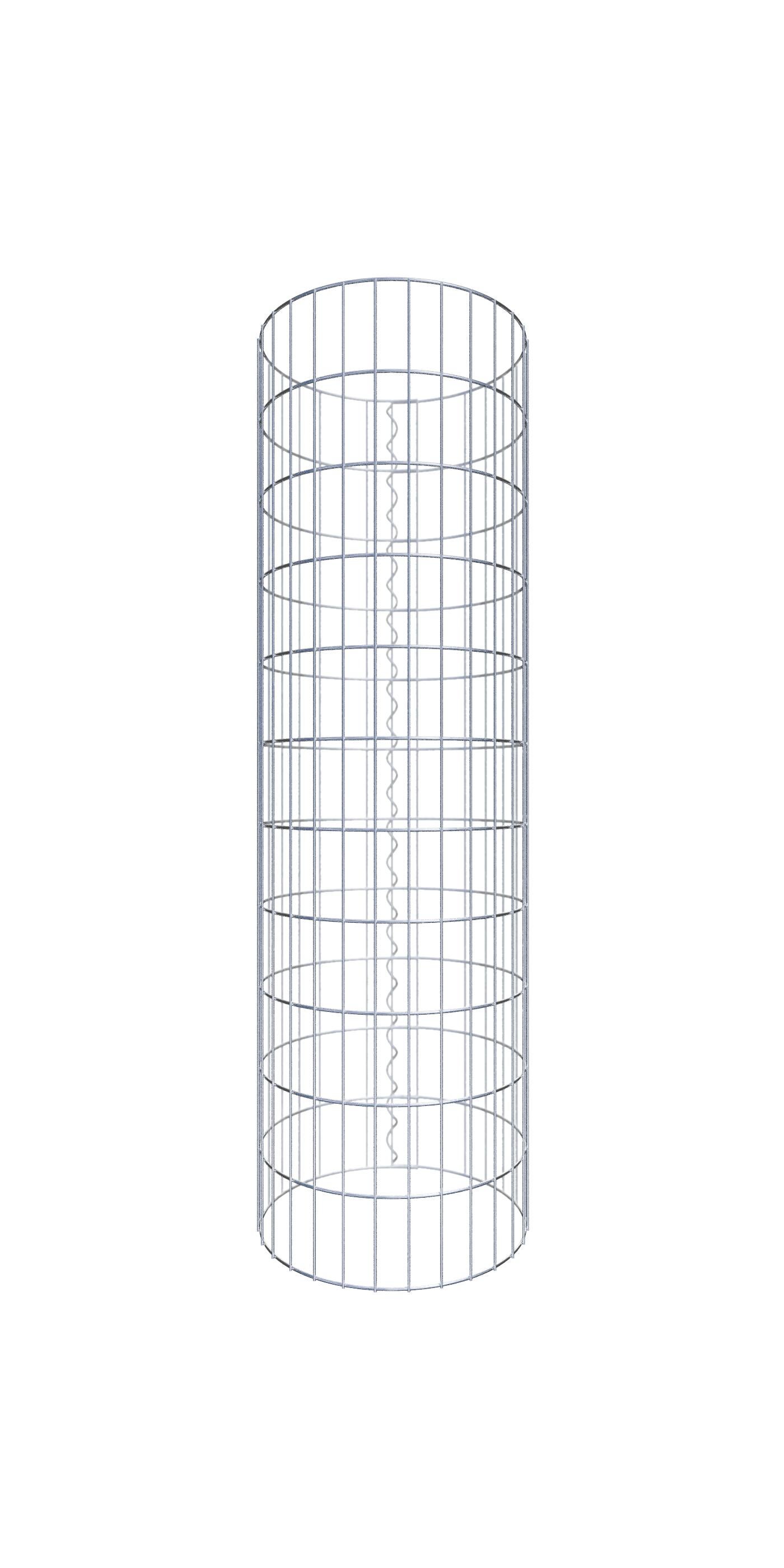 Kolumna gabionowa o średnicy 47 cm, okrągła MW 5 x 10 cm - Wysokość: 1,10 m