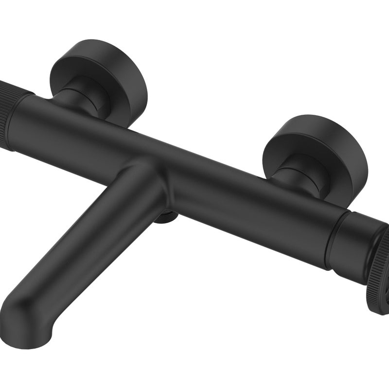 Mieszacz mechaniczny do wanny ESSEBAGNO Indus czarny mat