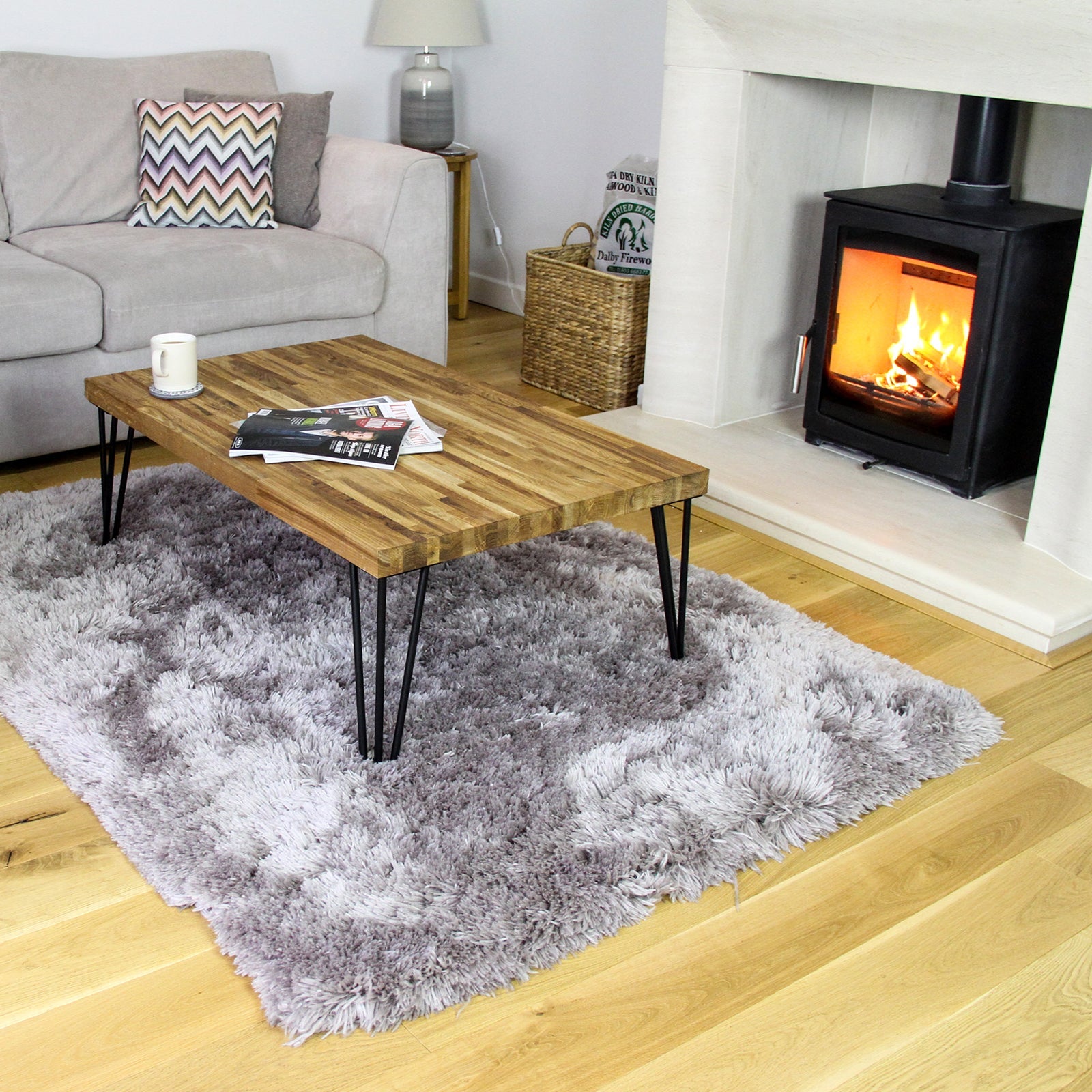 SKISKI LEGS - 4 Pieds de Table en Épingle à Cheveux 40,6cm 3 Tiges en Acier Noir Épaisseur 10mm - 9