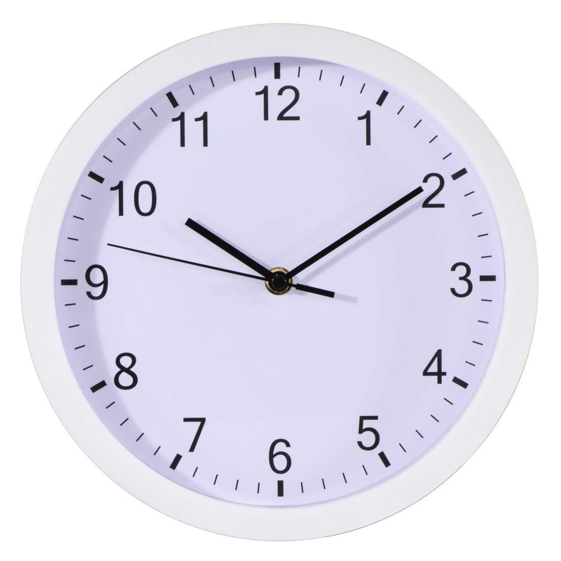 Hama Orologio Da Parete Extra Cerchio - Design Moderno Argento E Bianco